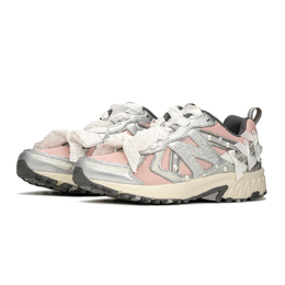 New Balance: Серые кроссовки 