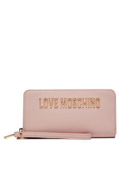 LOVE MOSCHINO: Розовый кошелёк 