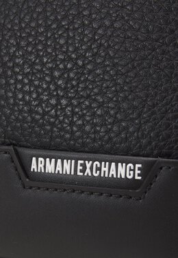 Armani Exchange: Чёрная сумка 