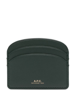 A.P.C.: Зелёный картхолдер 