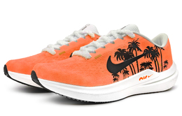 Nike: Оранжевые кроссовки  Air