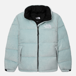 The North Face: Голубой пуховик  Nuptse