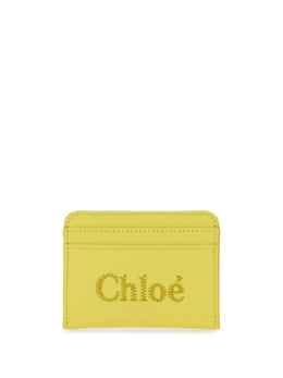 Chloé: Жёлтый картхолдер 