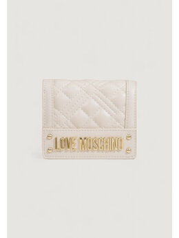 LOVE MOSCHINO: Бежевый кошелёк 