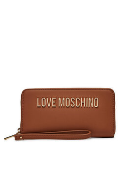 LOVE MOSCHINO: Коричневый кошелёк 