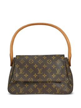 Louis Vuitton Pre-Owned: Коричневая сумка-шоппер 