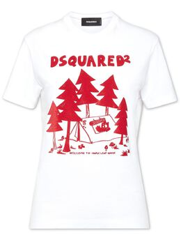 DSQUARED2: Футболка с принтом 