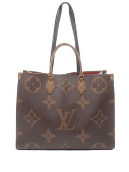 Louis Vuitton Pre-Owned: Коричневая сумка-шоппер 