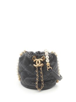 CHANEL Pre-Owned: Чёрная сумка 