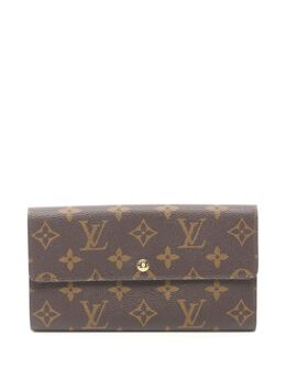 Louis Vuitton Pre-Owned: Коричневый кошелёк 