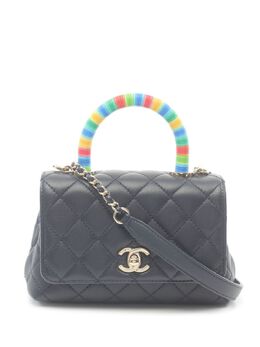 CHANEL Pre-Owned: Синяя сумка 