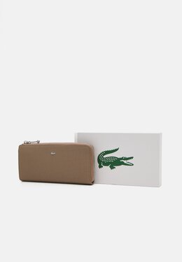 Lacoste: Коричневый кошелёк 