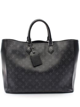 Louis Vuitton Pre-Owned: Чёрная сумка-шоппер 