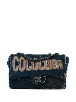 CHANEL Pre-Owned: Голубая сумка 