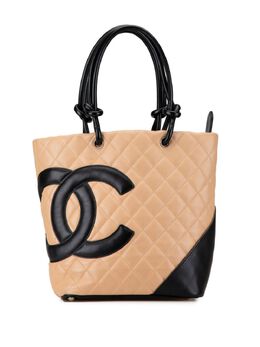 CHANEL Pre-Owned: Коричневая сумка-шоппер 