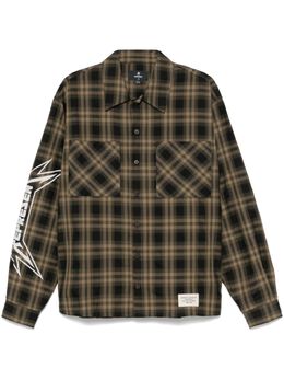 Represent: Коричневая рубашка 