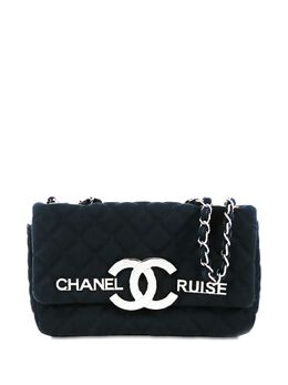 CHANEL Pre-Owned: Голубая сумка 