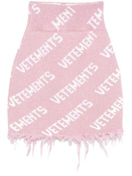 VETEMENTS: Жаккардовая юбка 