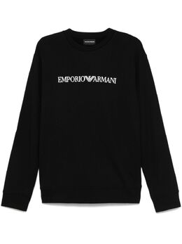 Emporio Armani: Чёрный свитшот 