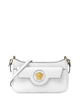 Versace: Белая сумка  La Medusa Mini