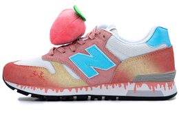 New Balance: Розовые кроссовки 