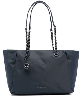 Michael Michael Kors: Голубая сумка-шоппер 