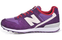 New Balance: Фиолетовые кроссовки  996