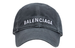 Balenciaga: Серая кепка 