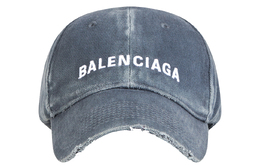 Balenciaga: Серая кепка 