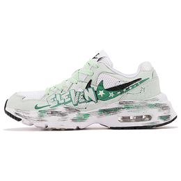 Nike: Зелёные кроссовки  Air Max
