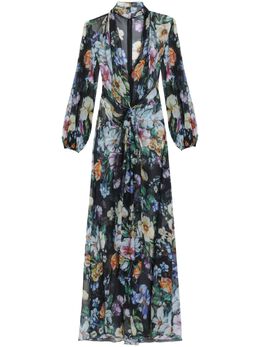 Dolce & Gabbana: Платье с растительным принтом 