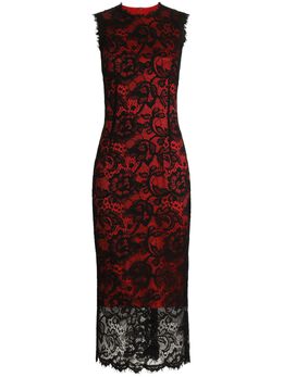 Dolce & Gabbana: Платье с растительным принтом 