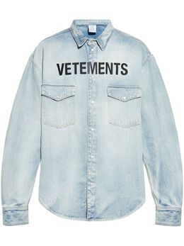 VETEMENTS: Светлая рубашка 