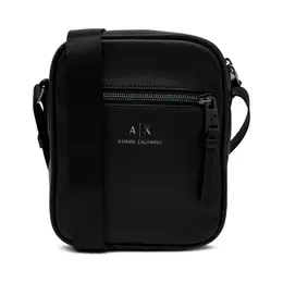 Armani Exchange: Чёрная сумка 