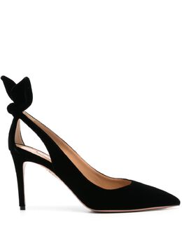 Aquazzura: Чёрные туфли  Bow Tie