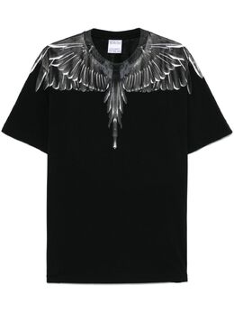 Marcelo Burlon County of Milan: Чёрная футболка 