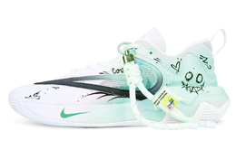 Nike: Зелёные кроссовки 