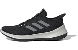 Adidas: Чёрные кроссовки 