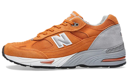 New Balance: Оранжевые кроссовки  991