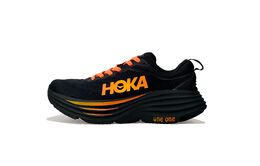 Hoka One One: Чёрные кроссовки 