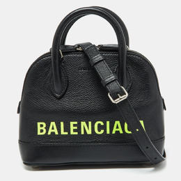 Balenciaga: Чёрная сумка  Ville