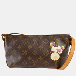 Louis Vuitton: Коричневая сумка 