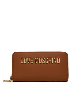 LOVE MOSCHINO: Коричневый кошелёк 