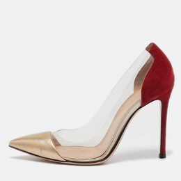 Gianvito Rossi: Многоцветные туфли  Plexi