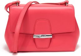 Longchamp: Розовая сумка  Roseau