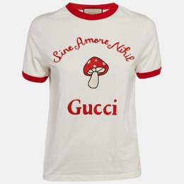 Gucci: Белая футболка 