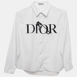 Dior Homme: Рубашка с принтом 