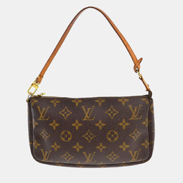 Louis Vuitton: Коричневая сумка  Pochette Accessoires