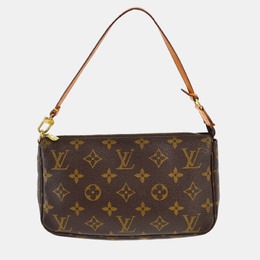 Louis Vuitton: Коричневая сумка  Pochette Accessoires