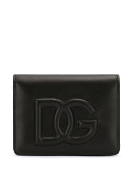 Dolce & Gabbana: Чёрный кошелёк  DG